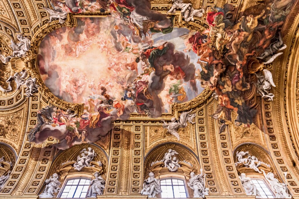 Baciccio ceiling fresco