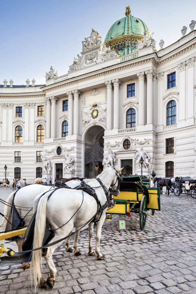 main entrance to the Hofburg Palace