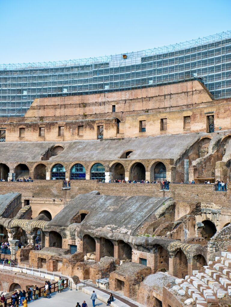 interior or colosseum with seating