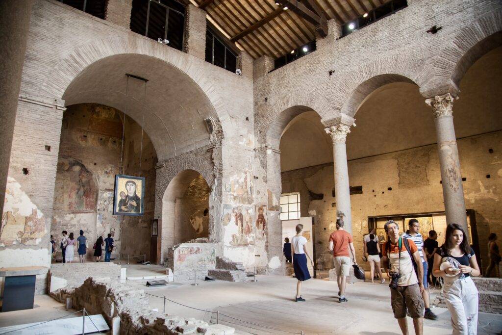 interior of Santa Maria Antiqua