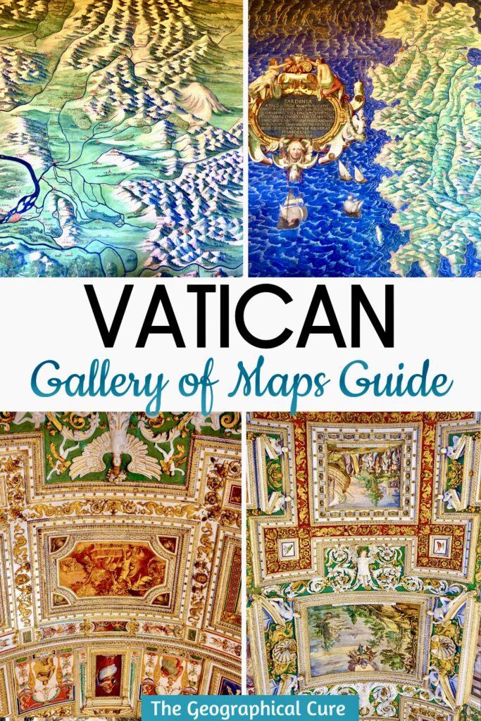 Pinterest pin for guide to the Gallery of Maps