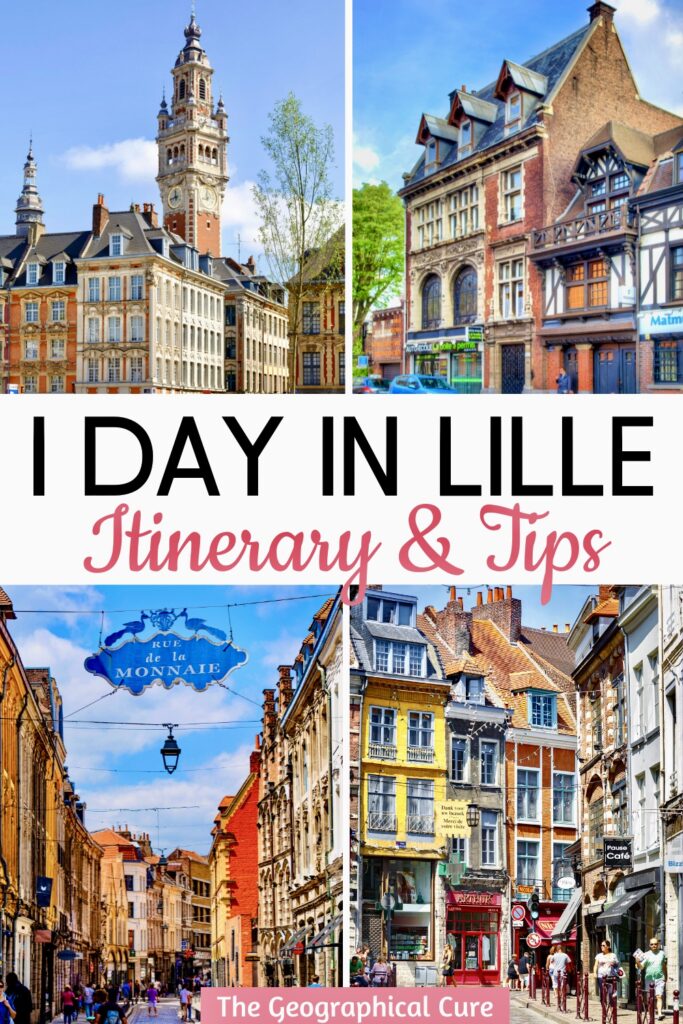 Pinterest pin for one day in Lille