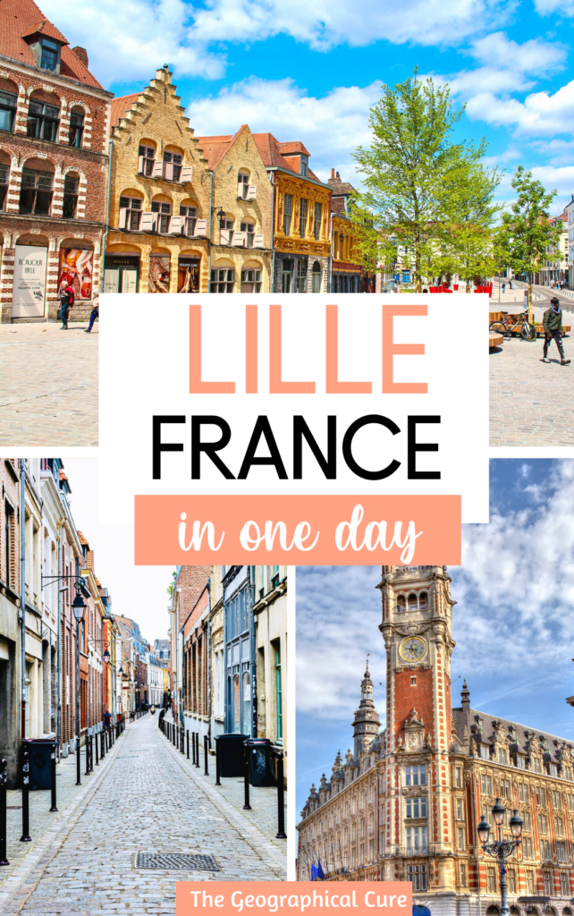 Pinterest pin for one day in Lille