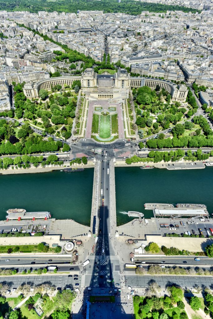 avariai view of Palais Chaillot
