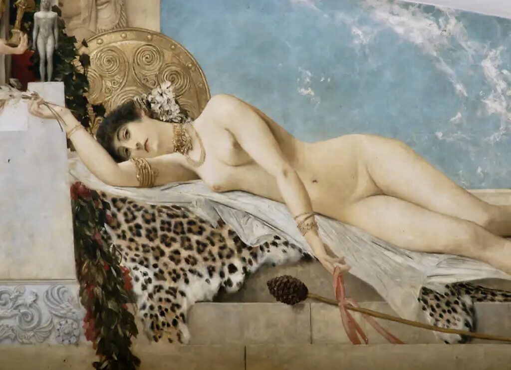 detail of Klimt fresco