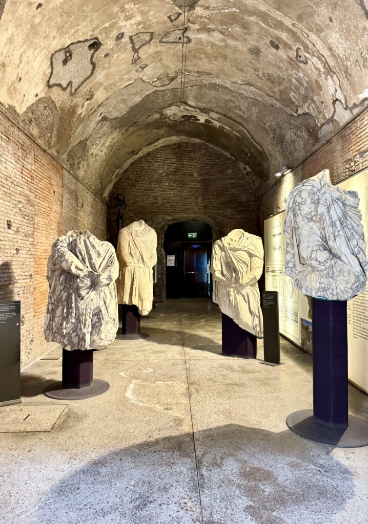 sculptures of Dacians from Trajan's Forum