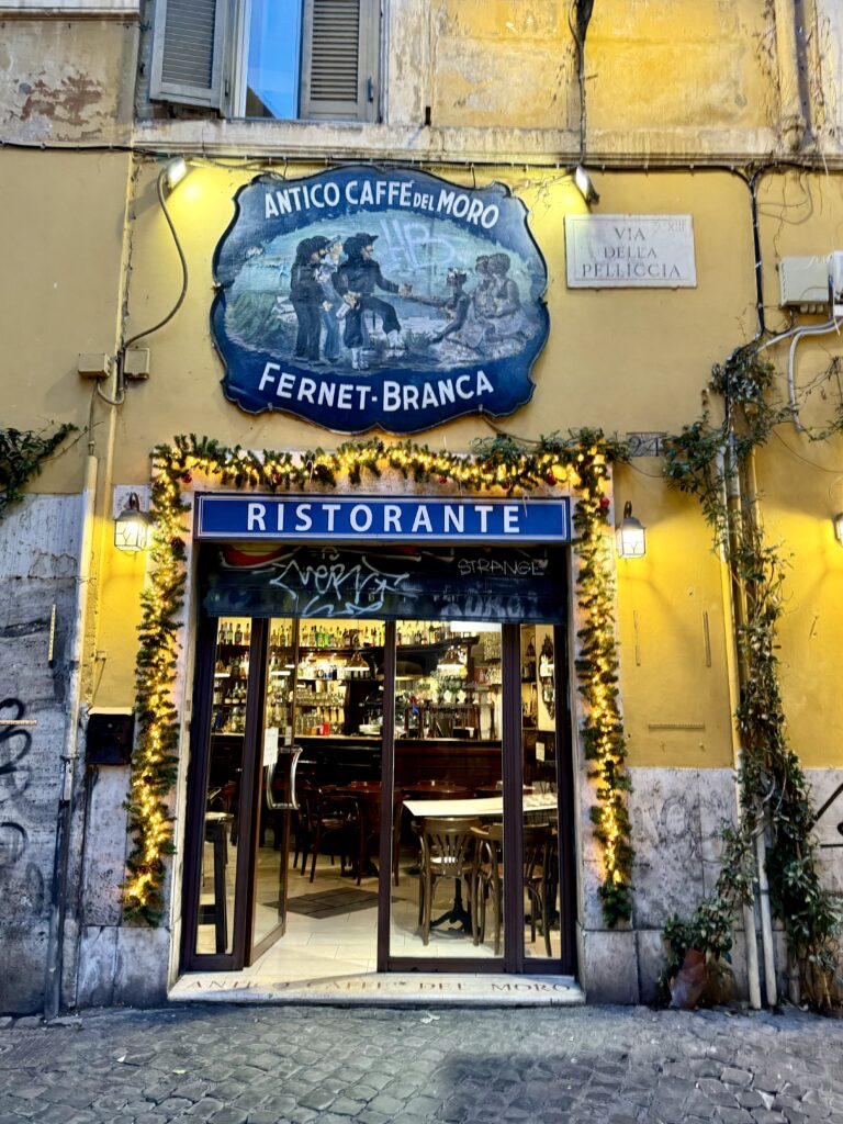 cafe in Trastevere