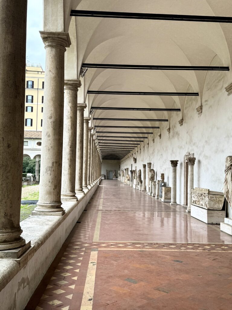corridor of large cloister