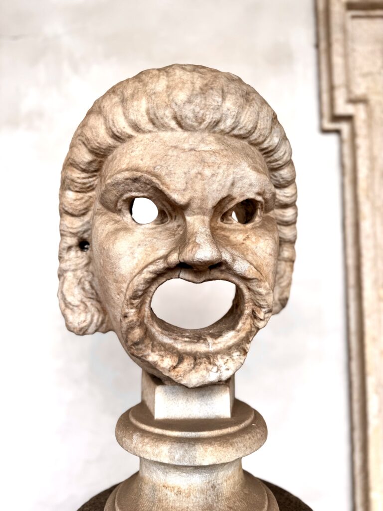 white marble bust, 2nd century