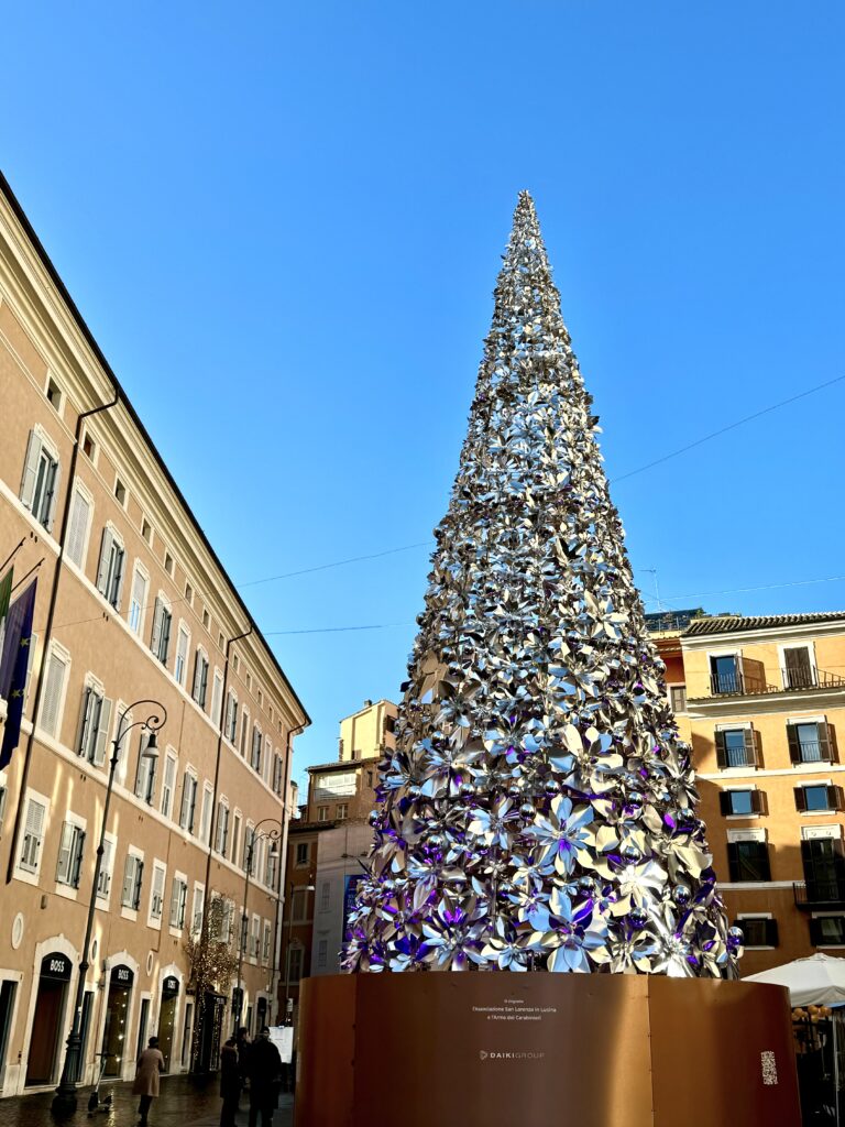 Christmas tree in Rome