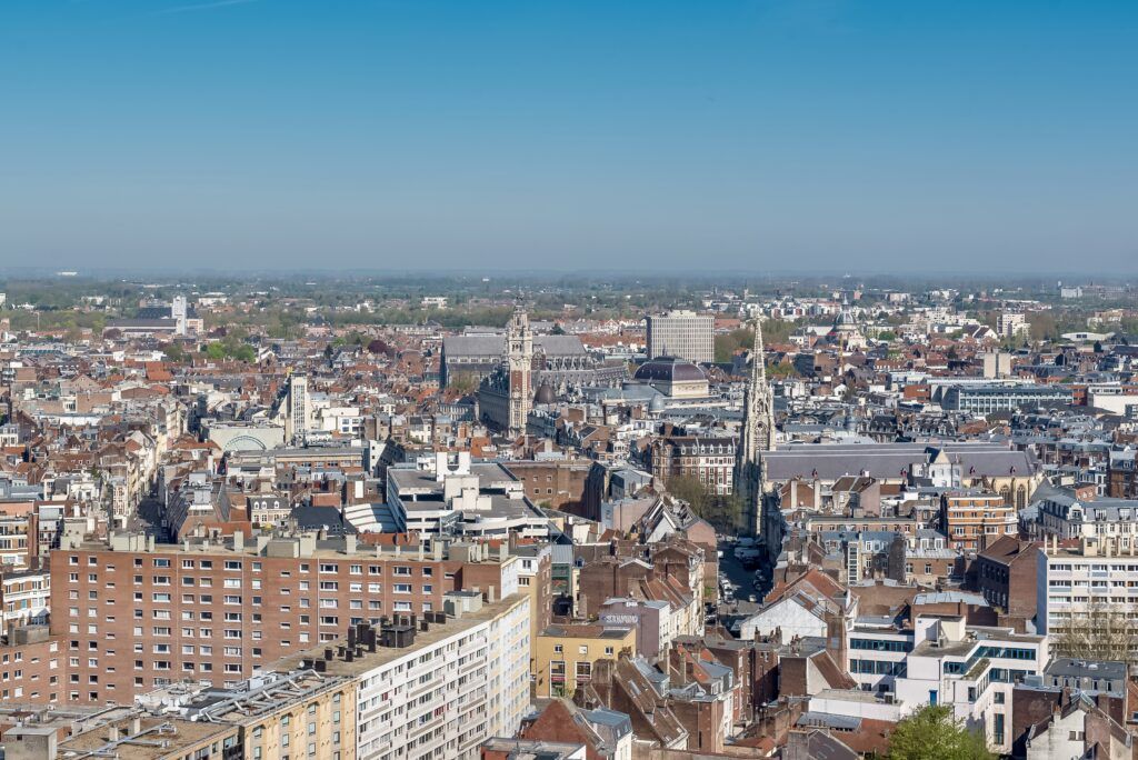 view from the belfry of the city hall