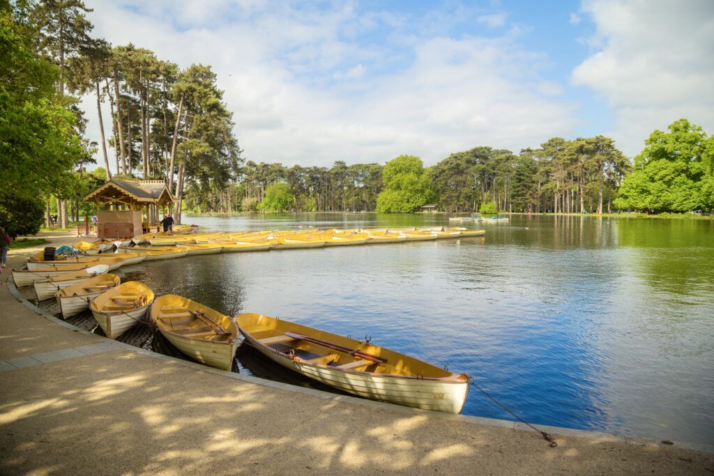 lake in the Bois de Boulogne