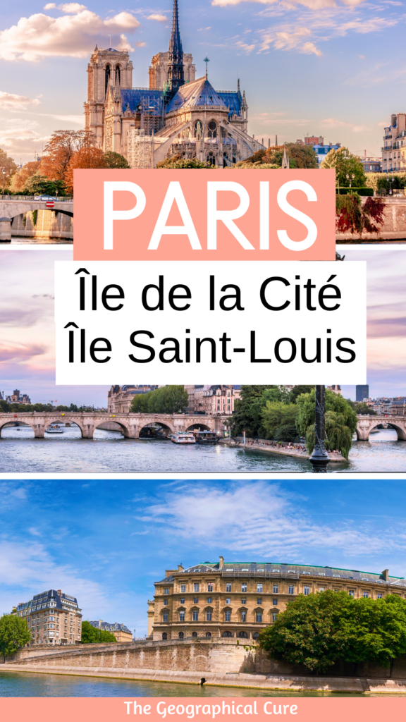 Pinterest pin for the islands of Paris