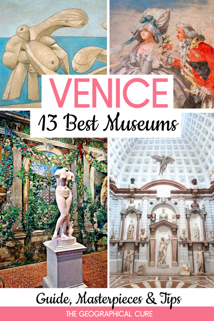 Pinterest pin for best museums in Venice