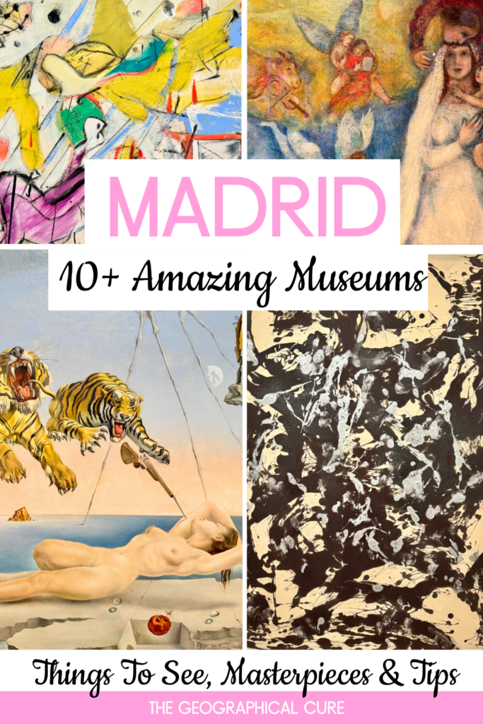 Pinterest pin for guide to the best museums in Madrid