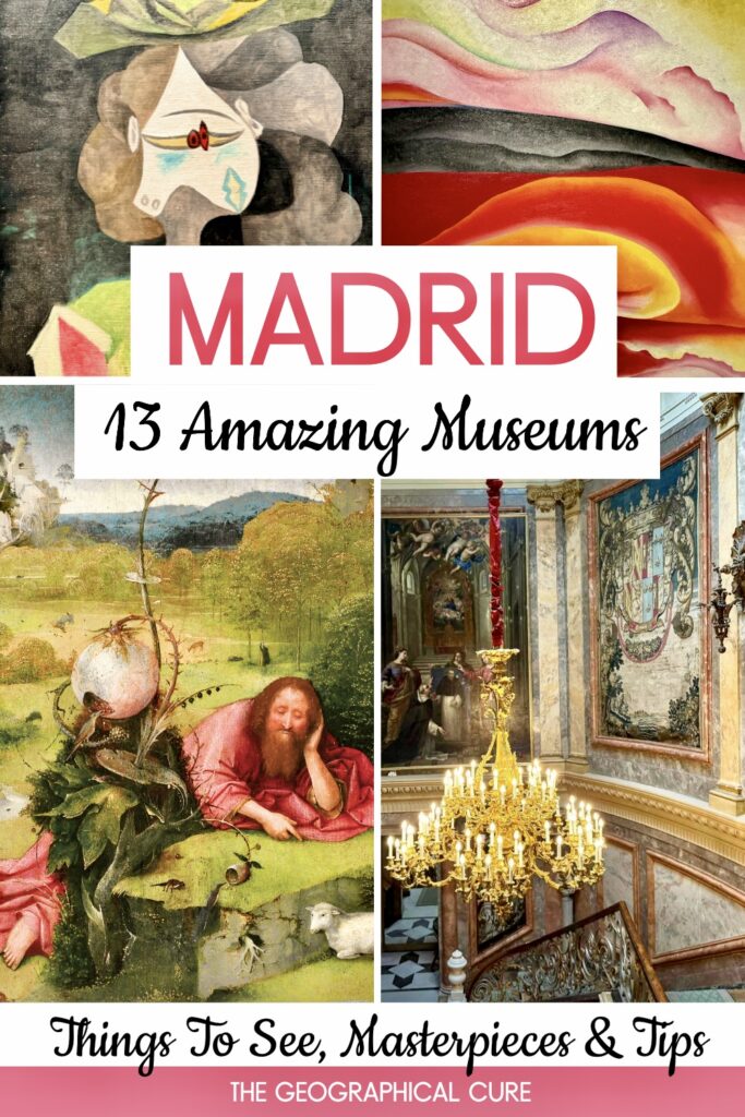 Pinterest pin for best museums in Madrid