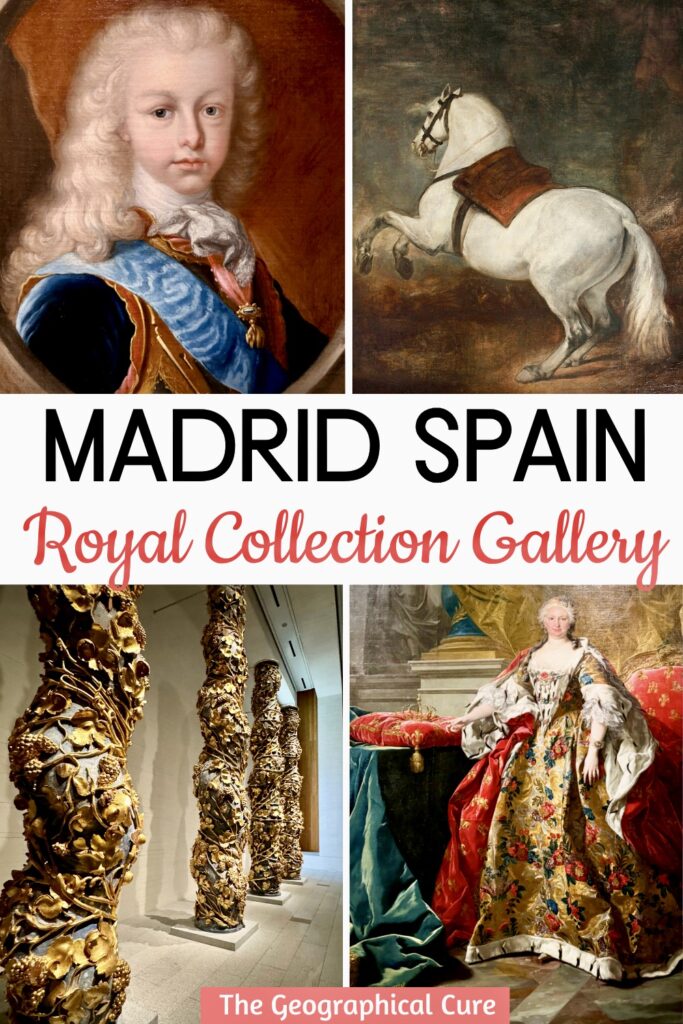 Pinterest pin for guide to the Royal Collection Gallery