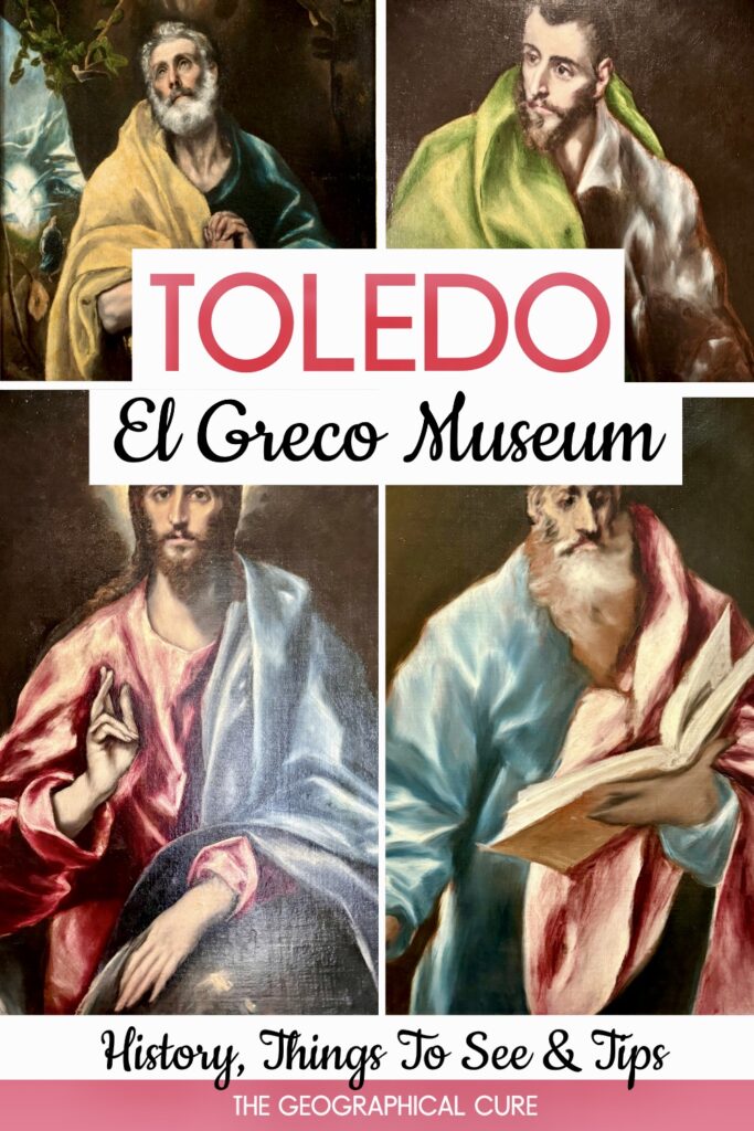 Pinterest pin for guide to the El Greco Museum in Toledo