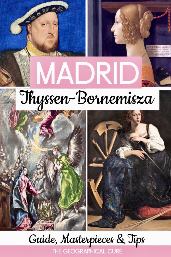 Pinterest pin for guide to the Thyssen-Bornemisza Museum