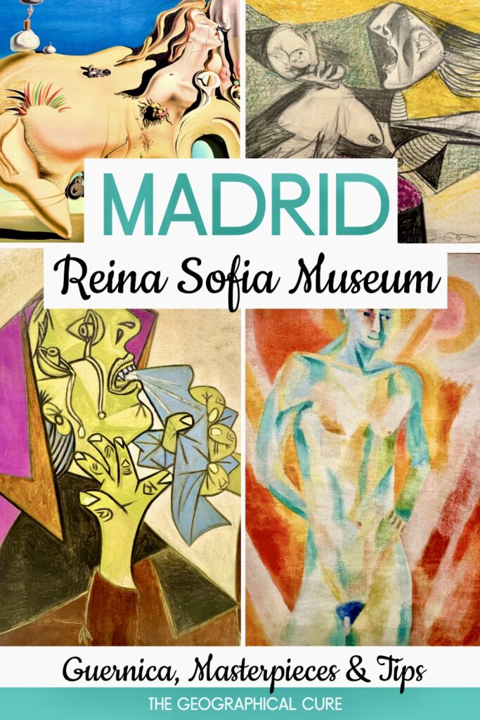 Pinterest pin for guide to the Reina Sofia in Madrid