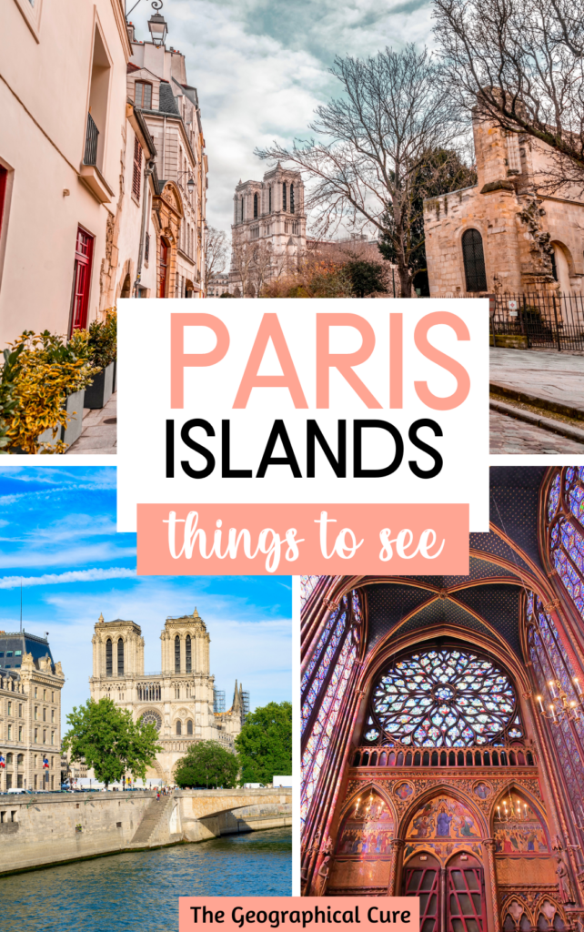 Pinterest pin for the islands of Paris