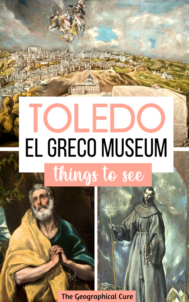 Pinterest pin for guide to the El Greco Museum in Toledo