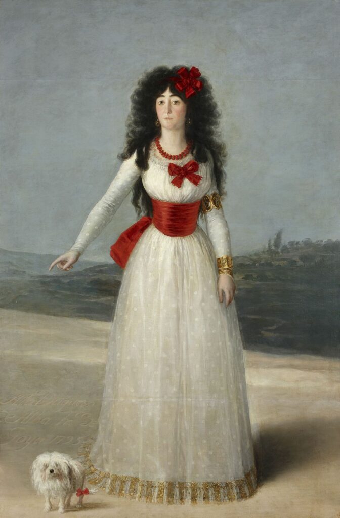 Goya, Duchess of Alba, 1795