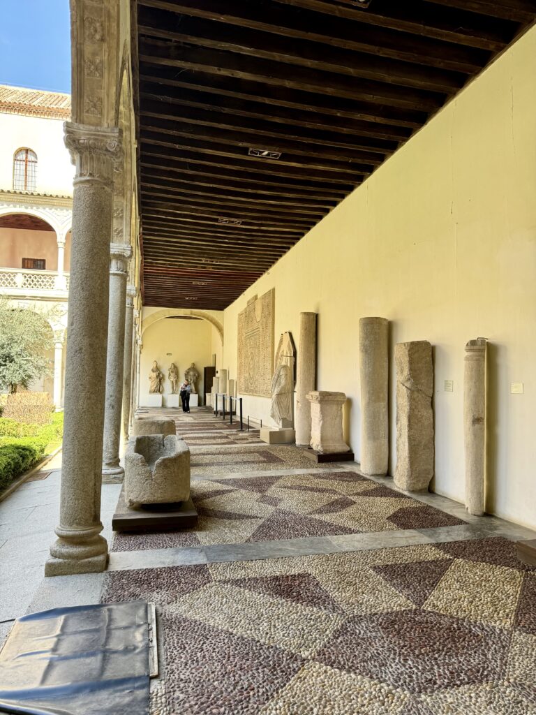 artifacts in the cloister arcade