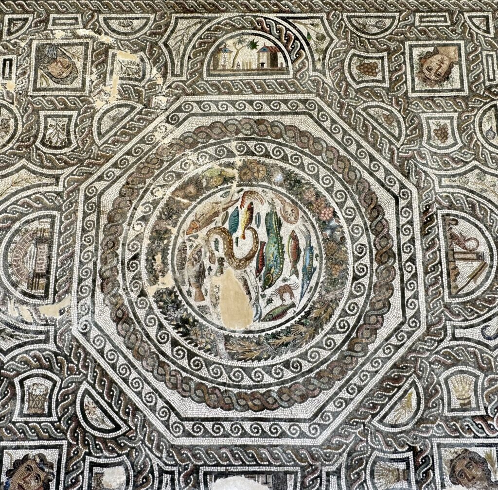 Roman mosaic of the four seasons