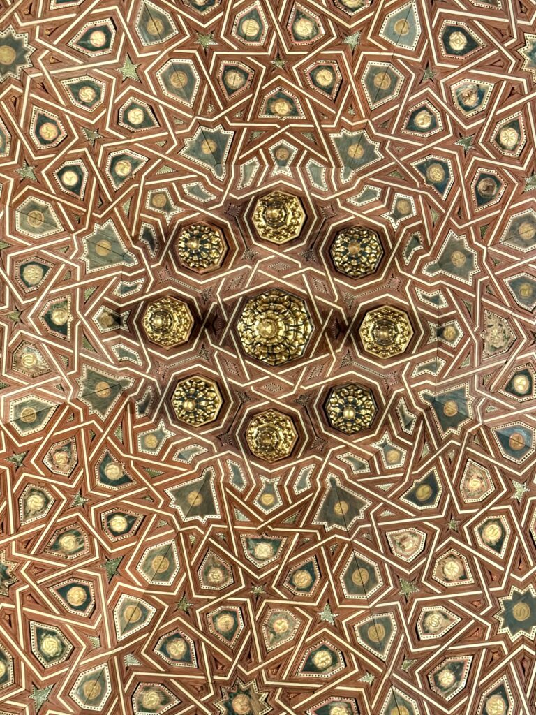 Mudejar ceiling of the chapel