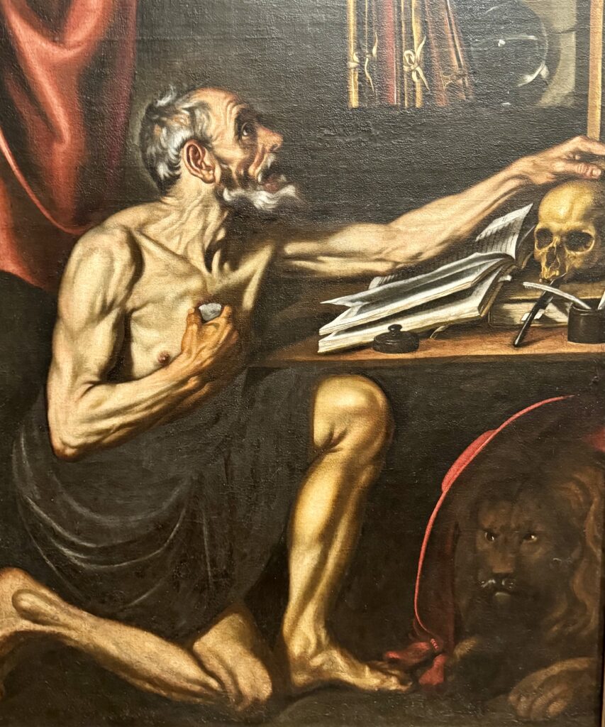 Luis Tristan, St. Jerome Doing Penance in His Study, 1618-22