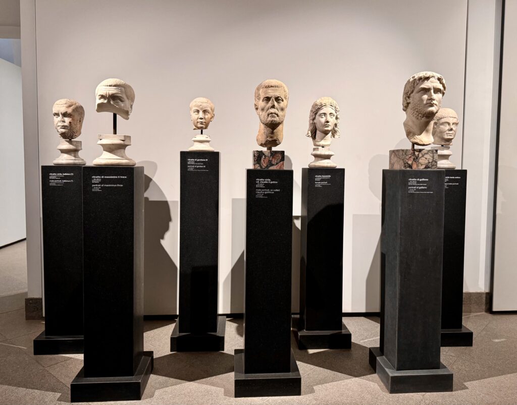 busts of the emperors and imperial family