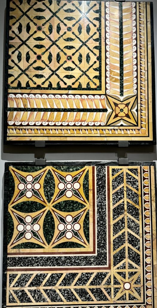 marble inlays from Domus Transitoria