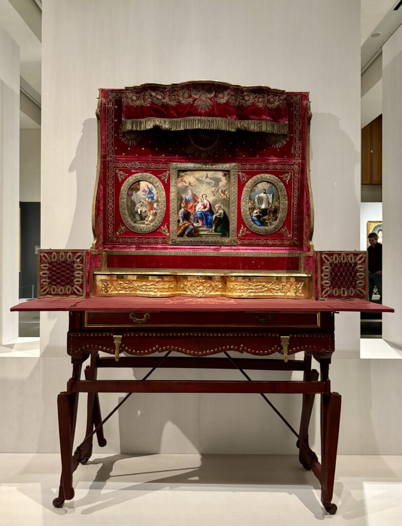 portable altarpiece, 1734