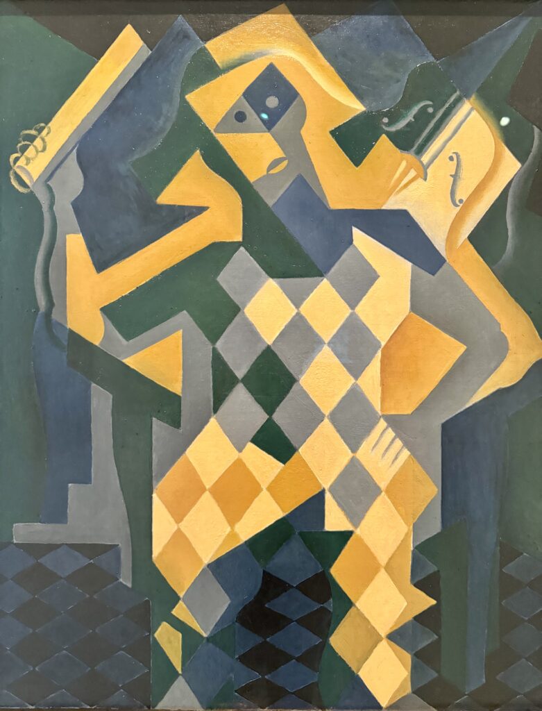 Gris, Harlequin with Violin, 1919