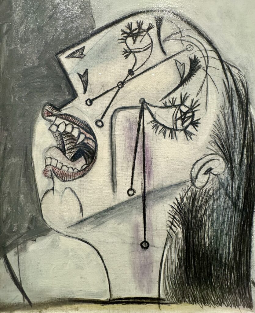 study for the weeping woman in Guernica