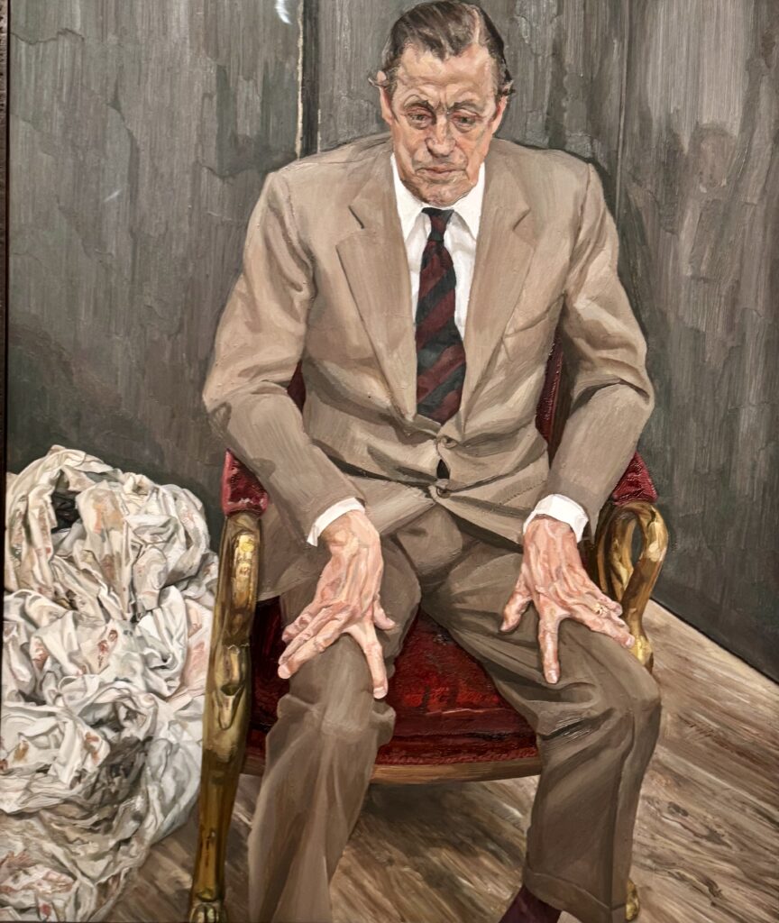 Freud, Man in a Chair, 1982