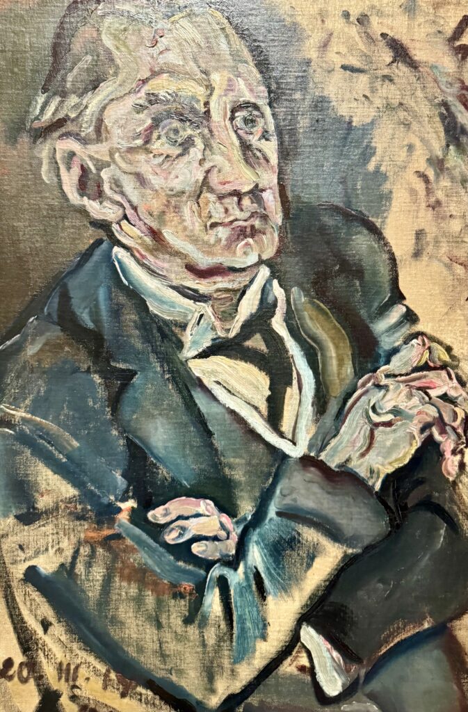 Kokoscha, Portrait of Max Schmidt, 1914