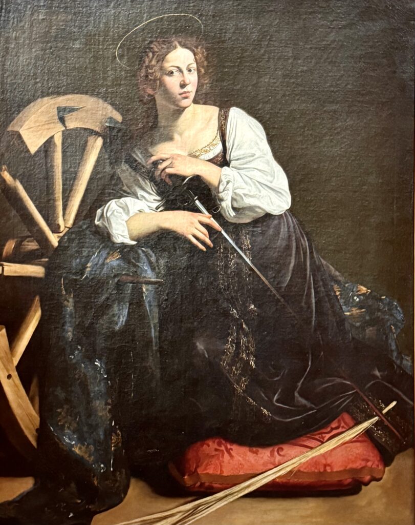 Caravaggio, Saint Catherine of Alexandria, 1598-99