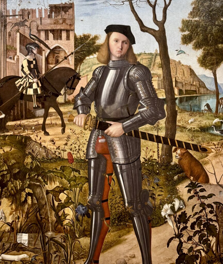 Carpaccio, Young Knight In A Landscape, 1505