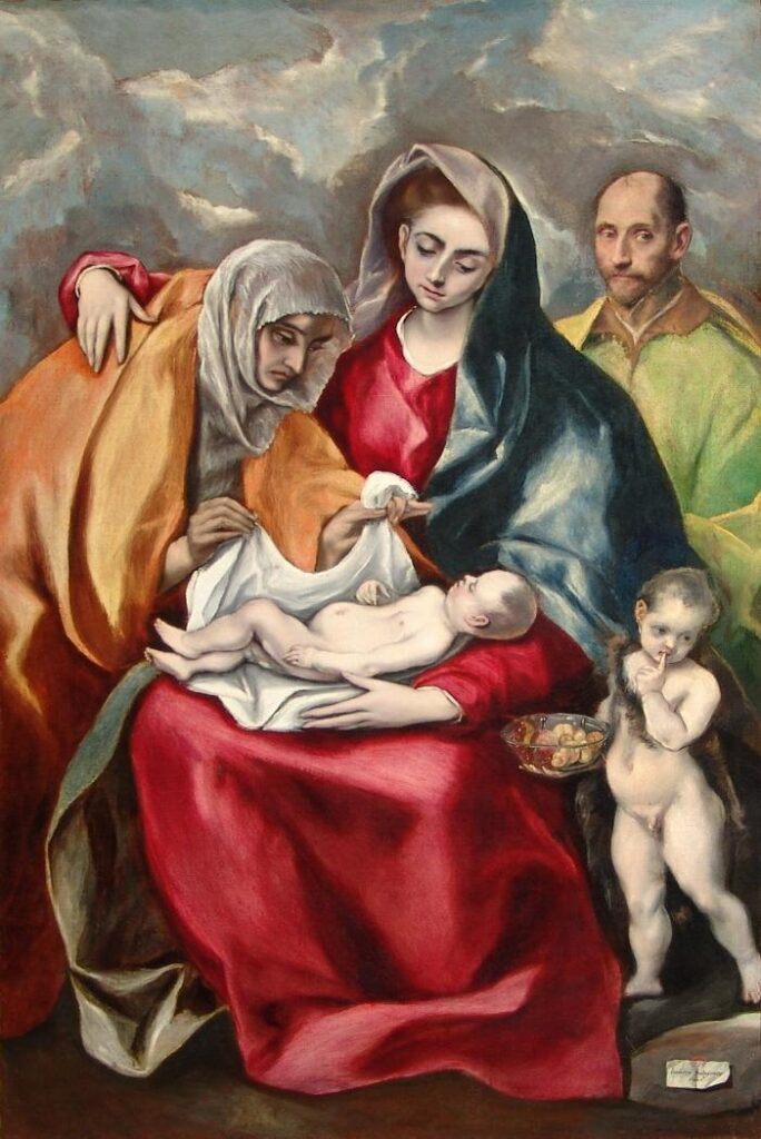 El Greco, The Holy Family, 1590