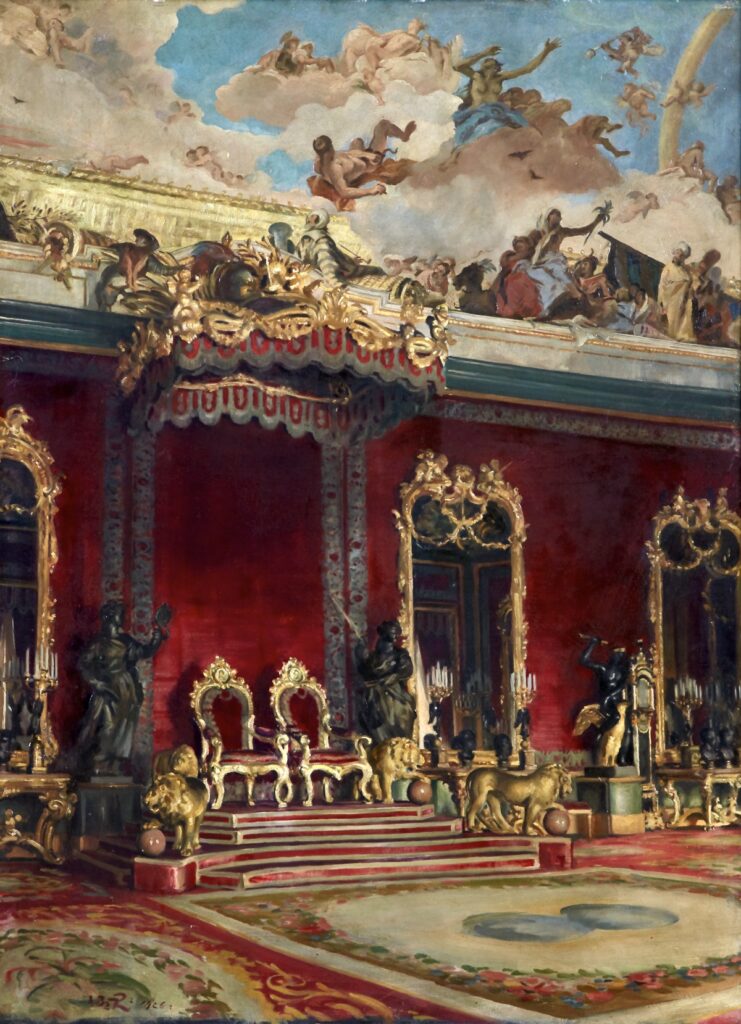 public domain painting of the Throne Room