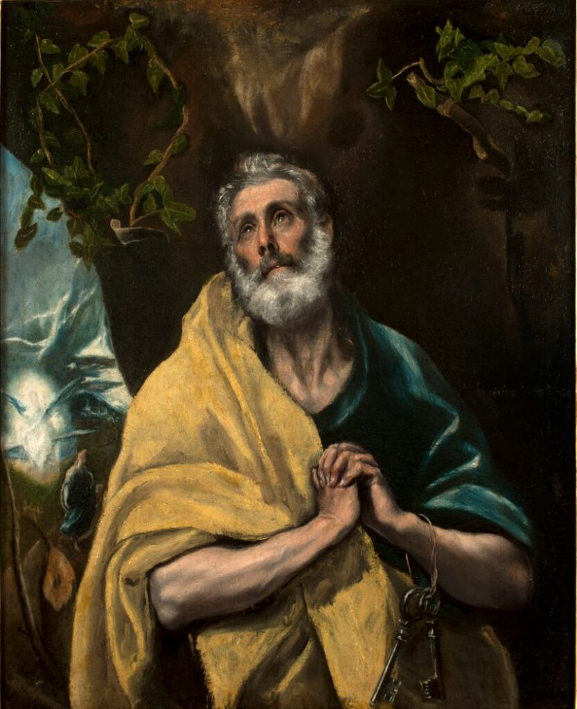 El Greco, Tears of St. Peter, 1587-96