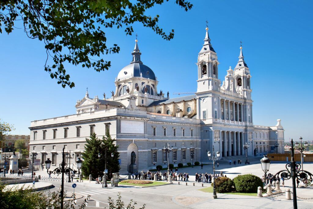 main facade of the cathedral