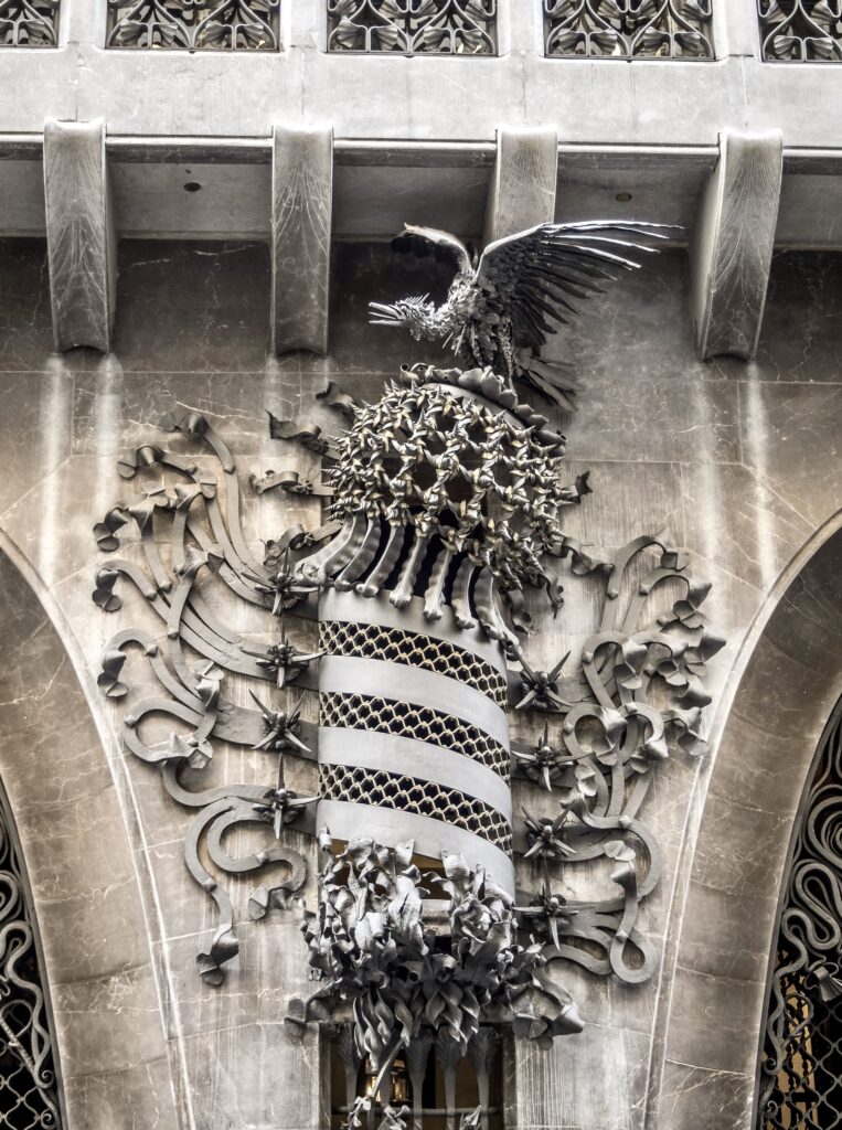iron decoration with eagle