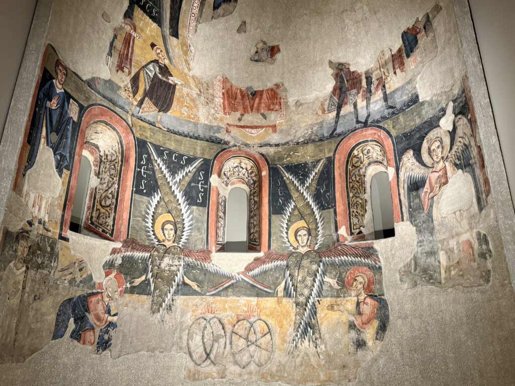 Romanesque fresco