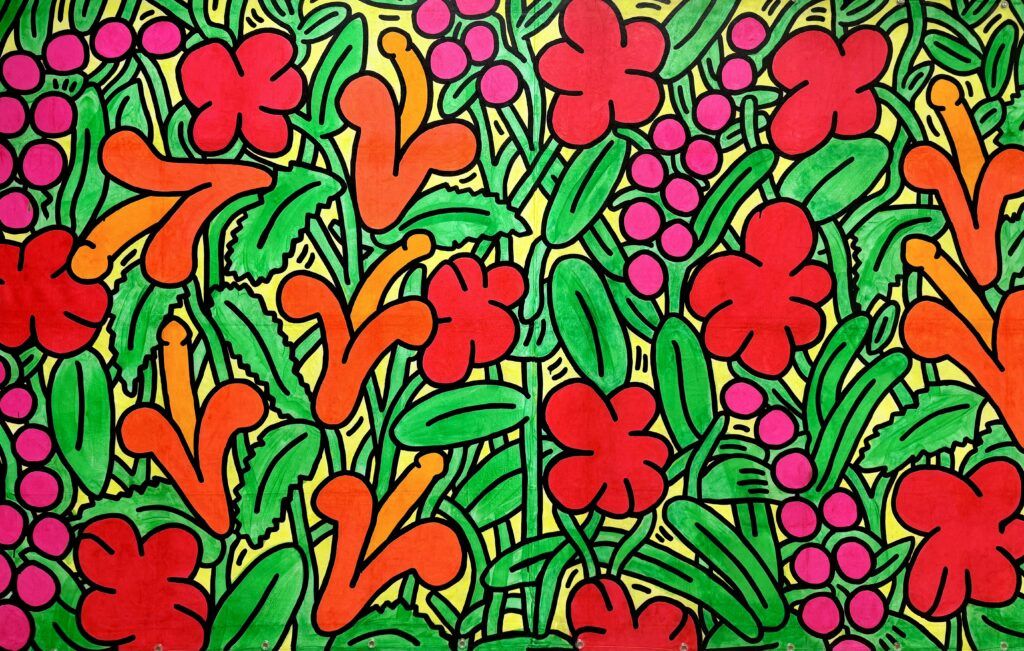 Keith Haring, The Garden of Radio Delights, 1984