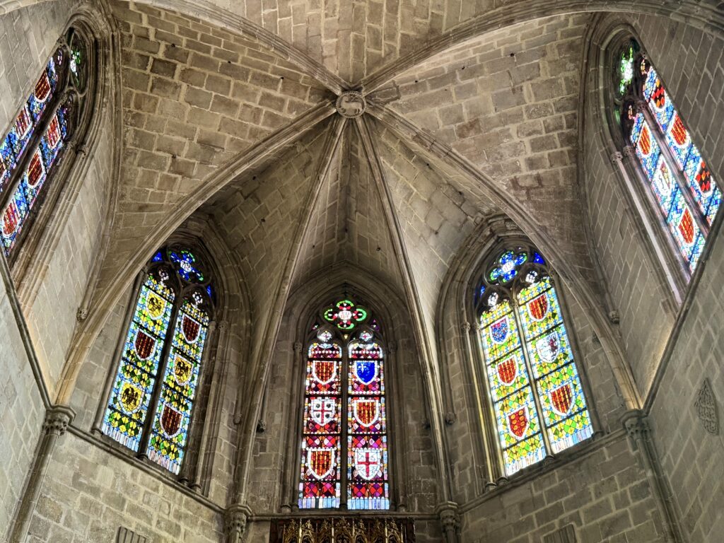 royal chapel with stained glass