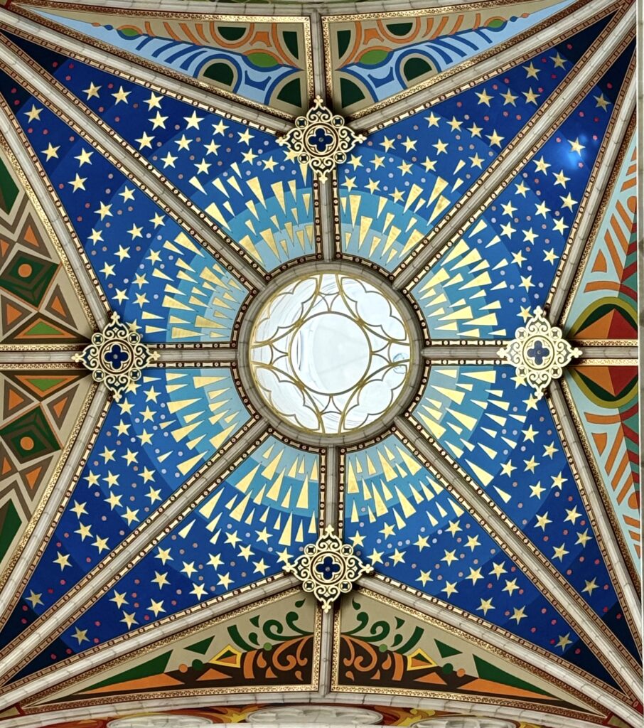 frescoed dome