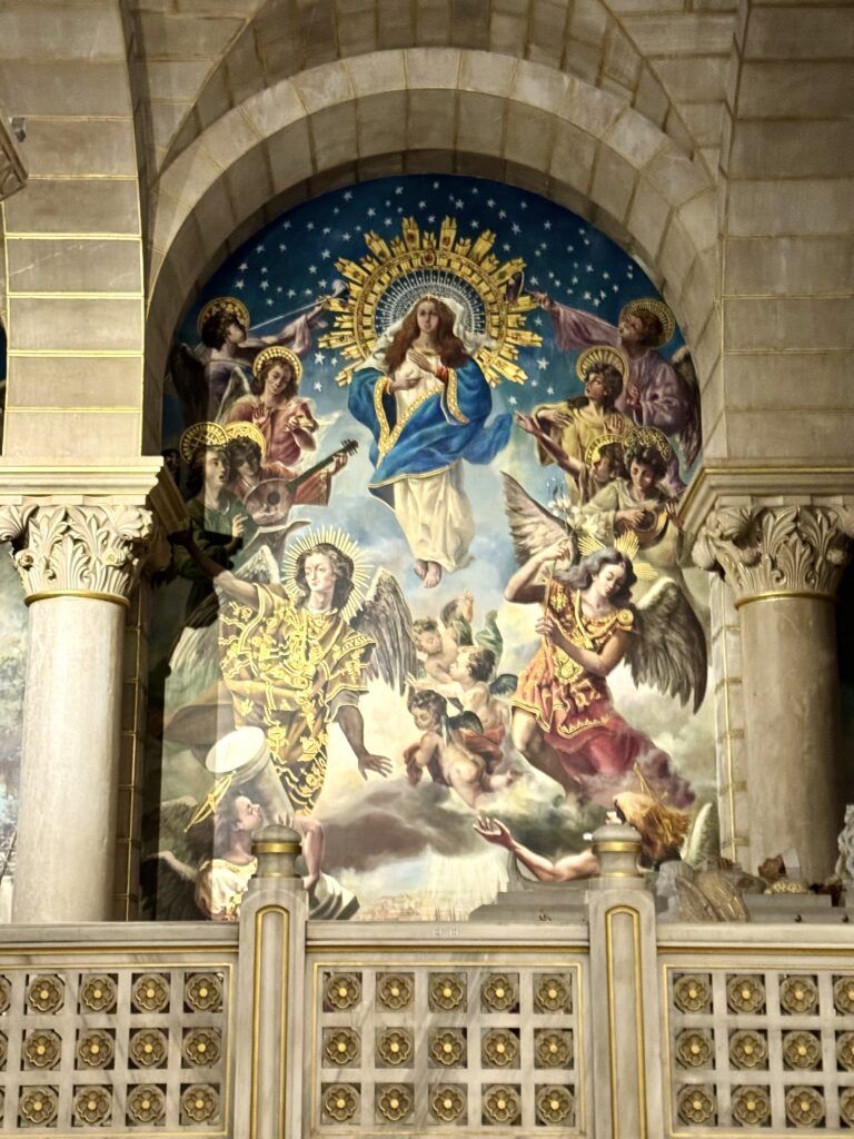 altar in the crypt